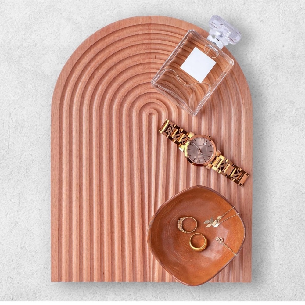 New Arch design tray wooden decorative servings tray cutting charcuterie board